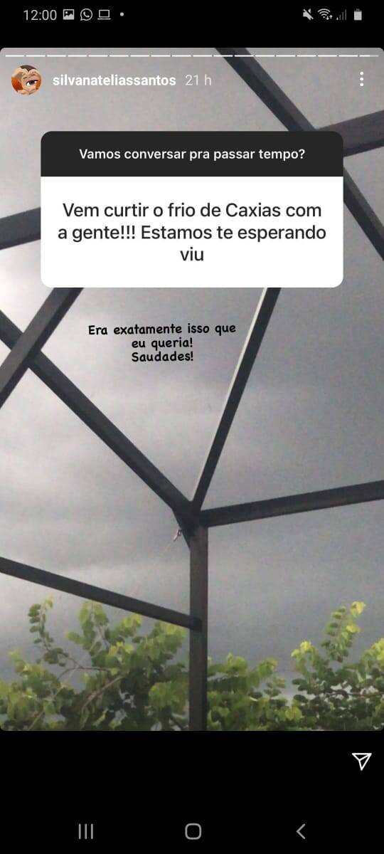 Mãe de Larissa Manoela respondendo seguidores de mal humor. Foto: Reprodução/Instagram