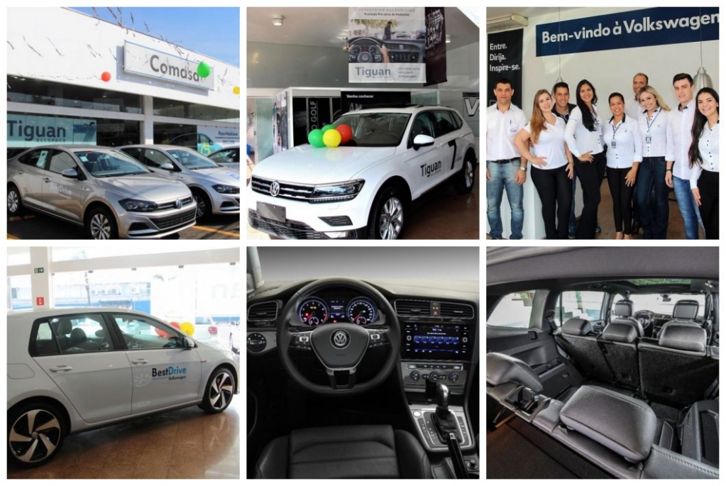 Comasa lança Tiguan Allspace e Golf 2019; conheça e vá testar