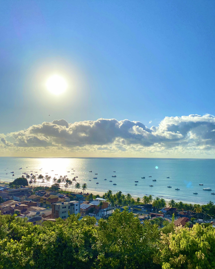 O amanhecer em Maragogi, no Alagoas. Foto: Reprodução/ Instagram @maragogialagoas 01/08/2022