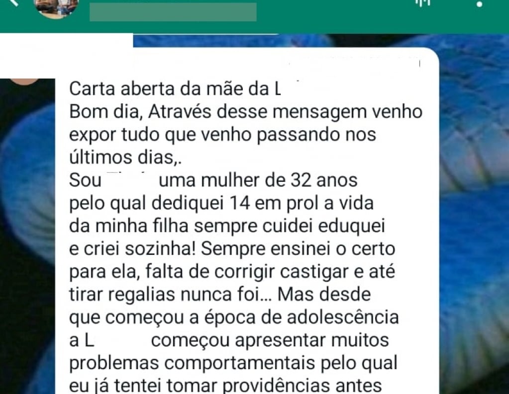 Morte de Lorenzo - Mãe da acusada pede fim de ameaças: 'não tenho nada a ver'