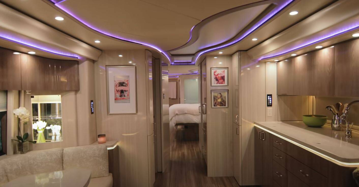 Motorhome do Justin Bieber. Foto: Divulgação