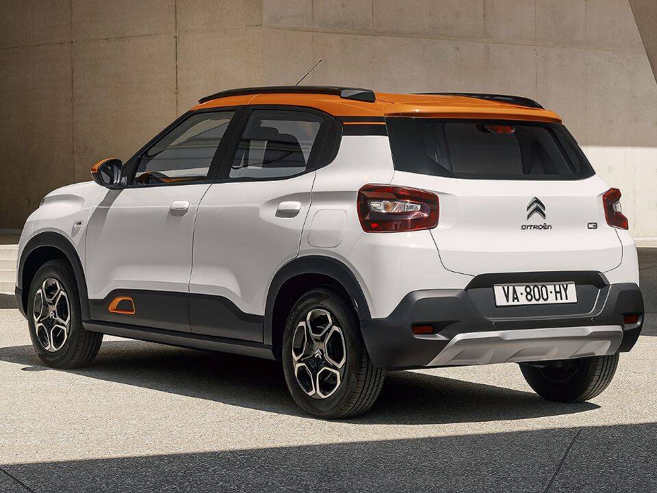 Citroën C3 2022 ganhou ares de SUV, uma tendência mundial.. Foto: Divulgação