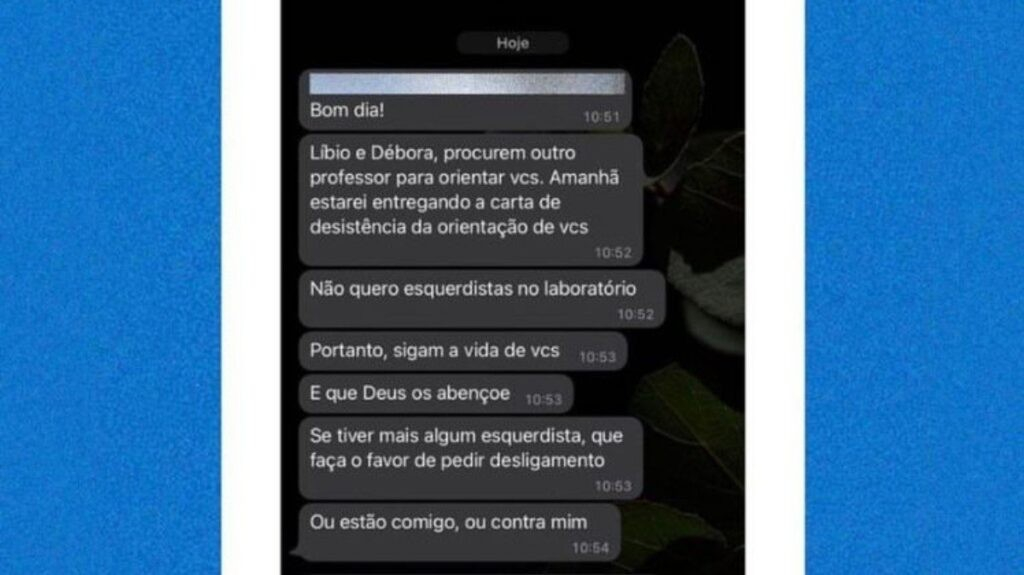 Professora da UNIFAP se recusa a seguir orientando alunos de esquerda