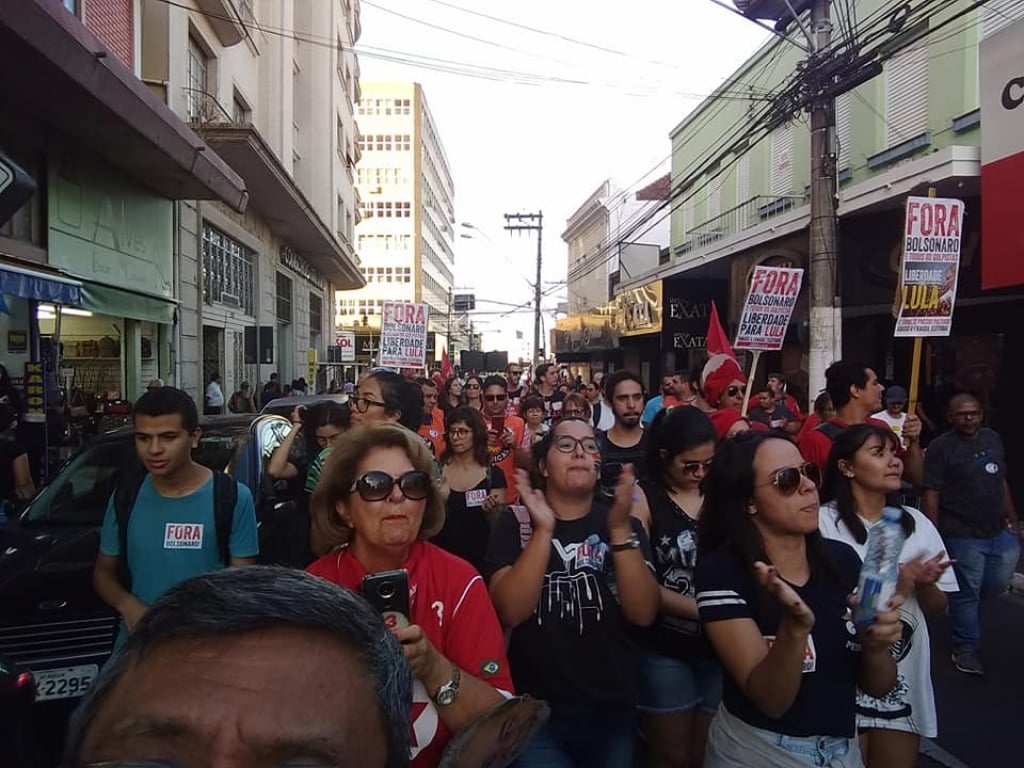 Protesto em dia de greve geral para centro de Marília; atos em todo o país