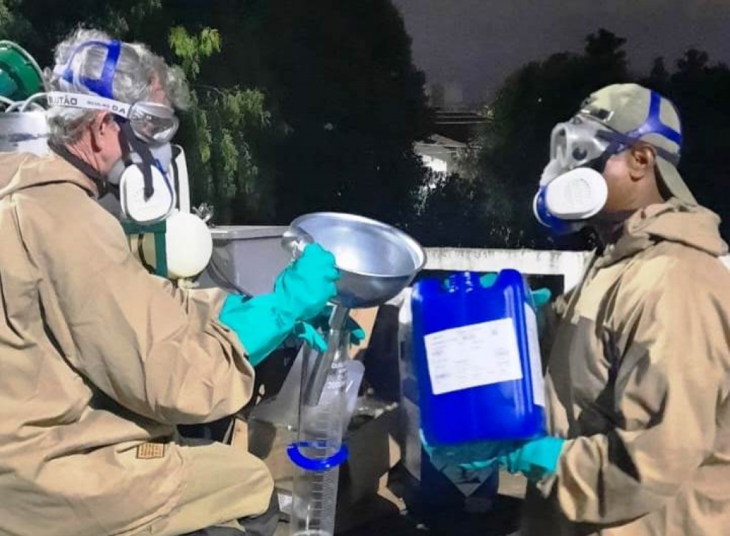 Nebulização começa em bairro de Marília após adiamento por causa da chuva