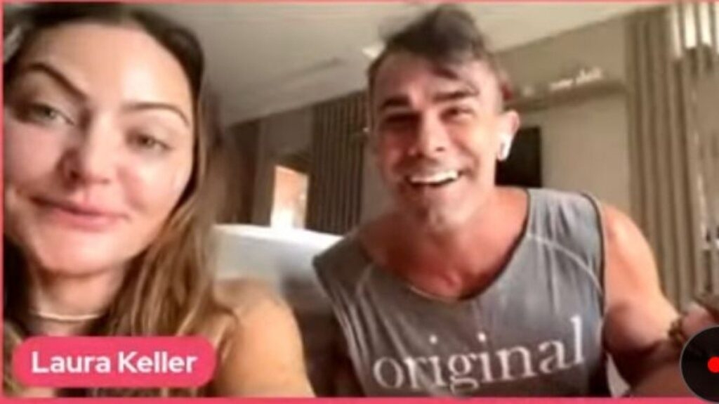 Separados, Laura Keller e Jorge ainda moram juntos Separados, Laura Keller e Jorge ainda moram juntos