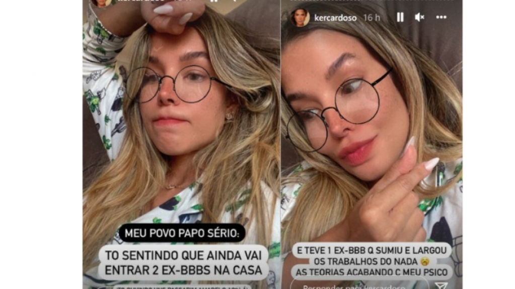 BBB22: Kerline Cardoso especula entrada de dois ex-brothers na casa