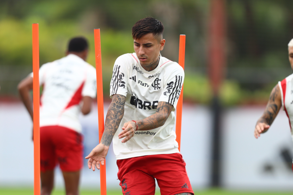 Flamengo encerra a preparação para o duelo contra o Bahia