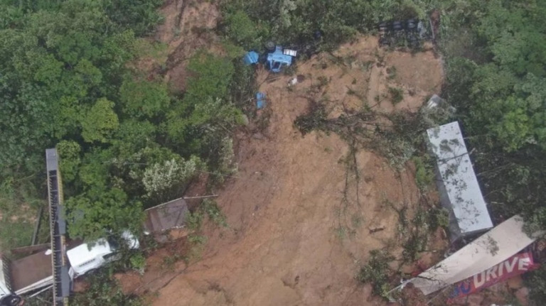 Segunda morte é confirmada após deslizamento na BR-376