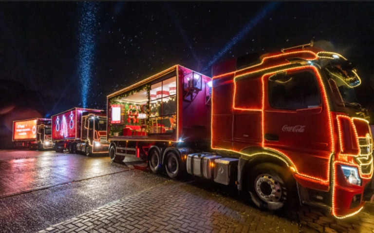Caravana de Natal Coca-Cola Femsa desfila dia 15 e divulga roteiro em Marília