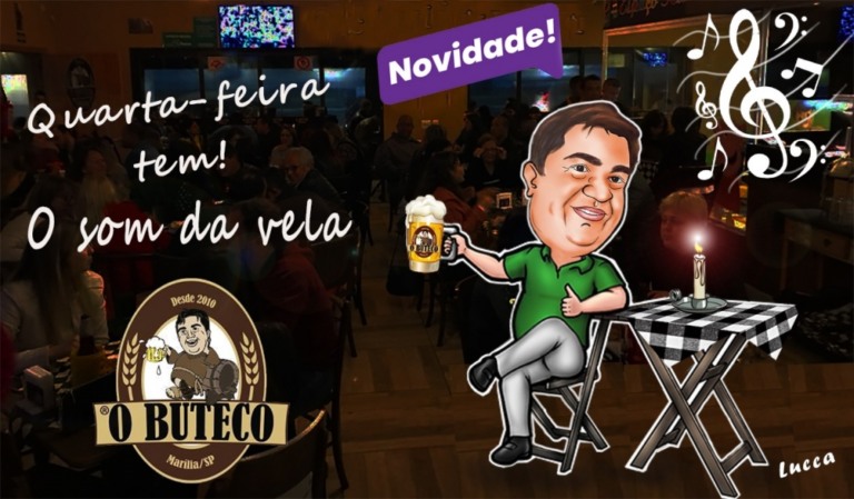 O Buteco Esmeralda lança quartas com Som da Vela e vários estilos de música