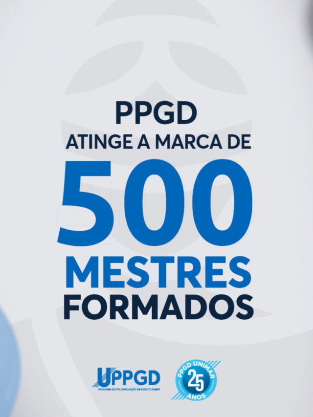 Pós-graduação em Direito da Unimar atinge a marca de 500 Mestres