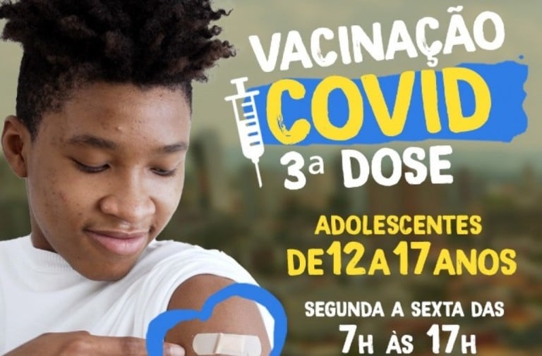 Vacina - Marília aplica 5ª dose em imunossuprimidos e 3ª em adolescentes