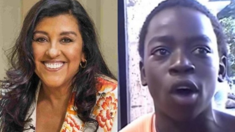 'BBB 22': Regina Casé mostra vídeo de infância de Douglas Silva