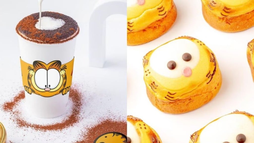 Reprodução/Instagram We Coffee homenageia o famoso gato Garfield