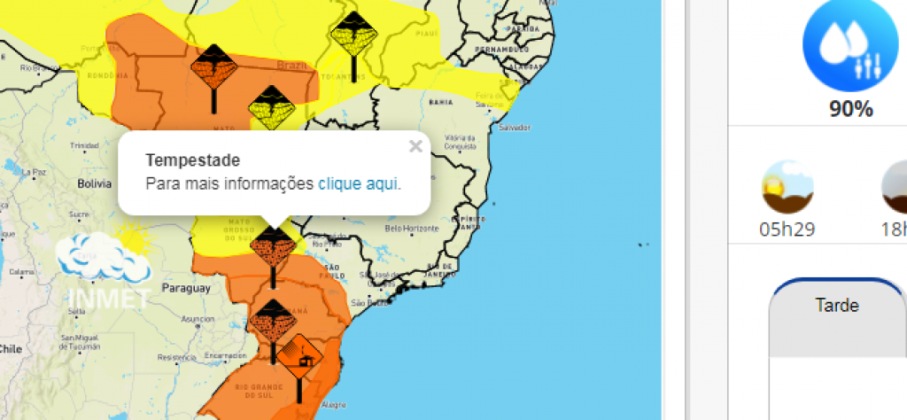 Região de Marília entra em alerta de tempestade com vento forte na sexta