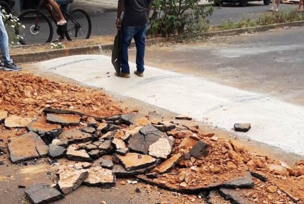 Família acusa falta de sinalização em obra com acidente grave em Vera Cruz