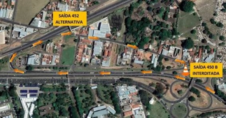 Obras vão interditar acesso da rodovia do Contorno na zona Oeste de Marília