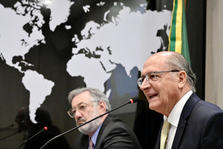 Vice-presidente e ministro do Desenvolvimento, Indústria, Comércio e Serviços, Geraldo Alckmin, fez o balanço do programa. Foto: Cadu Gomes / VPR