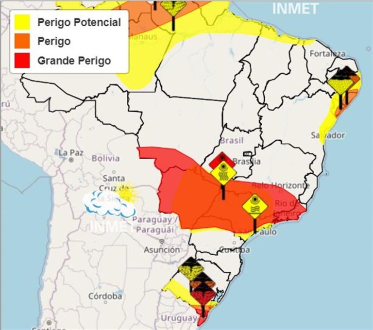 Marília e região têm alerta de baixa umidade, meteorologia estende aviso de calor