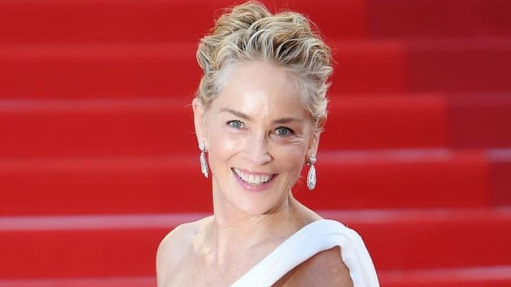 Aos 64 anos, Sharon Stone faz topless e mostra registro