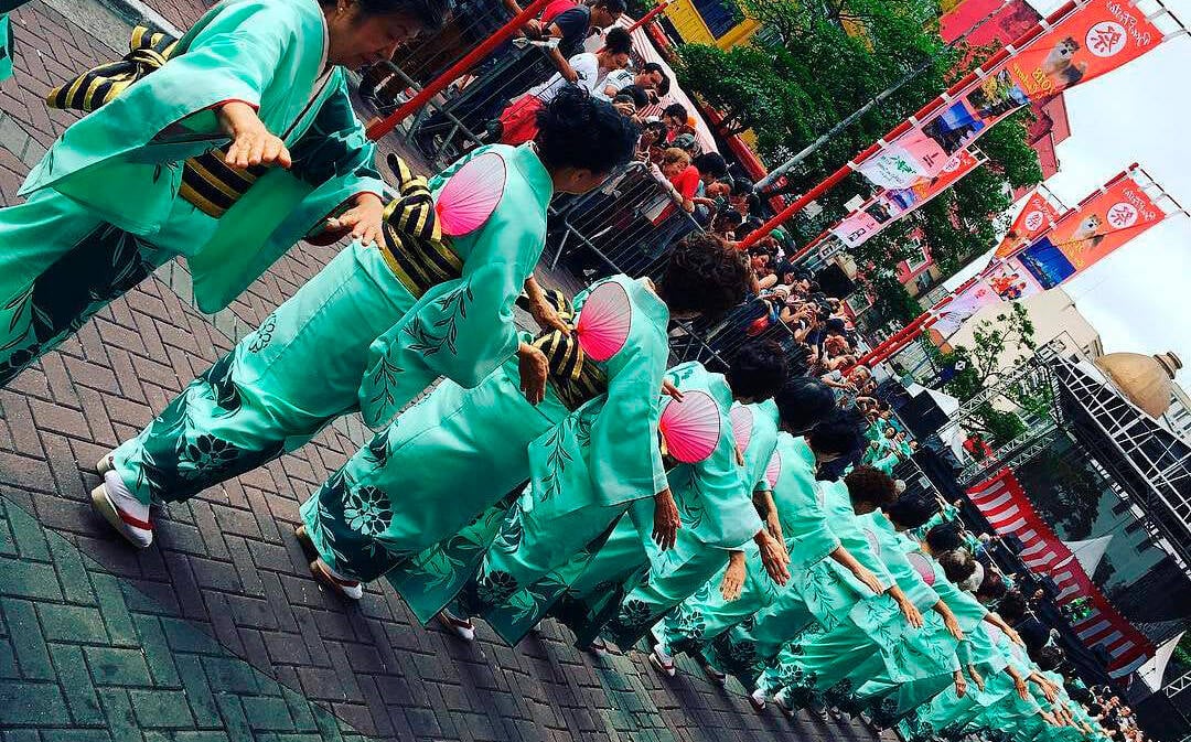 Cena do Taiyo Matsuri, na Liberdade, em São Paulo. Foto: Reprodução/Instagram