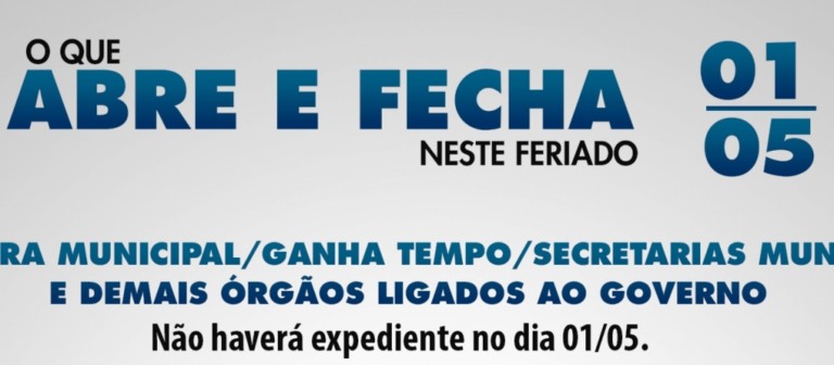 Veja clima e horários de comércio e serviços no feriado de 1º de maio