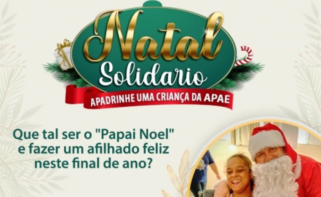 Natal Solidário arrecada brinquedos para crianças atendidas pela Apae de Marília