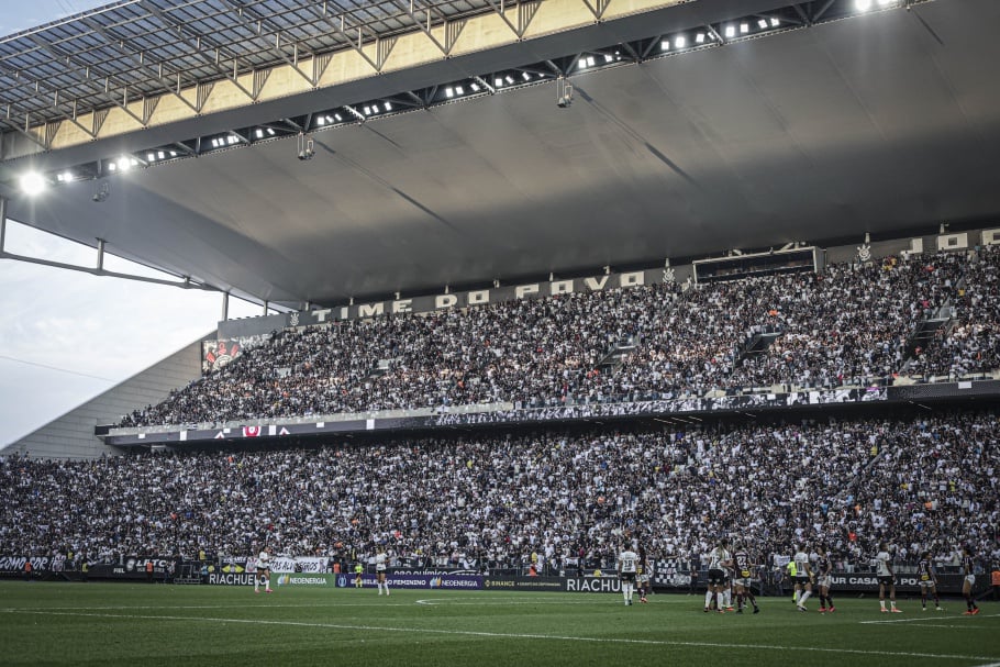 Torcida lotou a Neo Química Arena, estabelecendo um recorde sul-americano