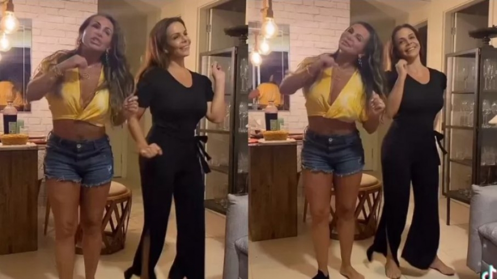 Gretchen e Sula Miranda animam fãs ao dançar juntas no TikTok