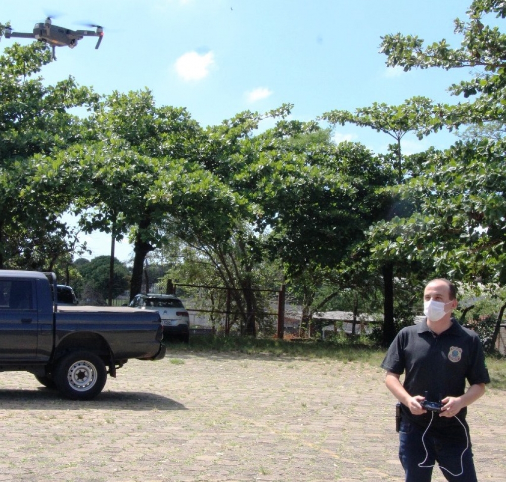 Polícia Federal apresenta drones de fiscalização da eleição – Édio Júnior/Jornal da Manhã