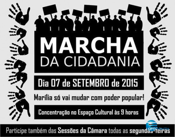 Feriado une marchas com protestos, caixão de políticos e defesa da mulher