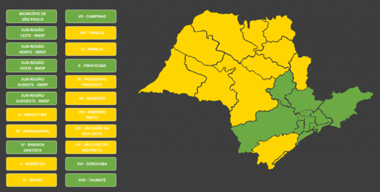 Estado atualiza plano de quarentena nesta segunda; pode haver regressão