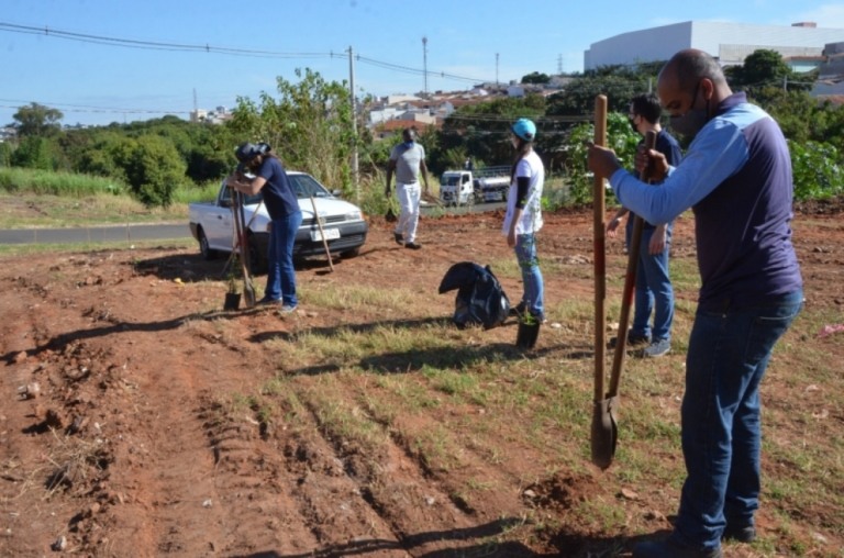 Zona sul de Marília ganha cem árvores para formação de bosque em área degradada