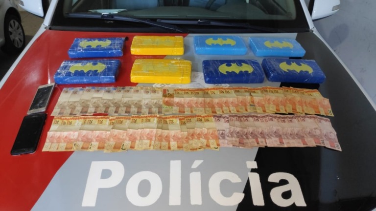 PM de Marília apreende 8kg de cocaína em air bag de veículo no Contorno