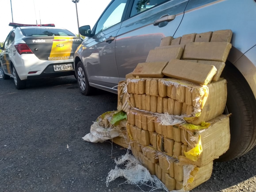 TOR apreende 101kg de maconha em duas abordagens e perseguição na região