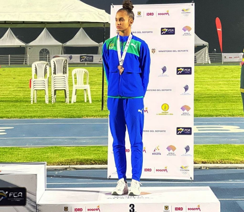 Julia Marconato, de Marília, é bronze em Sul-Americano de Atletismo