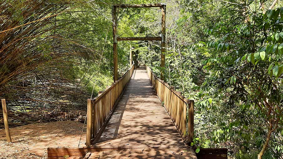 O Parque dos Saltos fica no centro de Brotas. Foto: Felipe Carvalho/iG