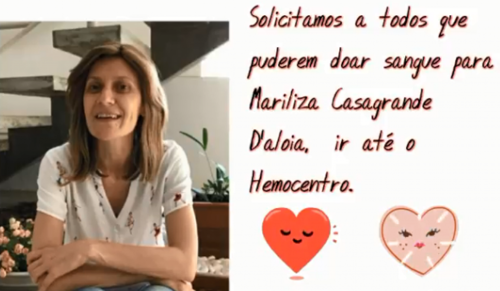 Professora faz transplante e precisa de doação de sangue em Marília Professora faz transplante e precisa de doação de sangue em Marília