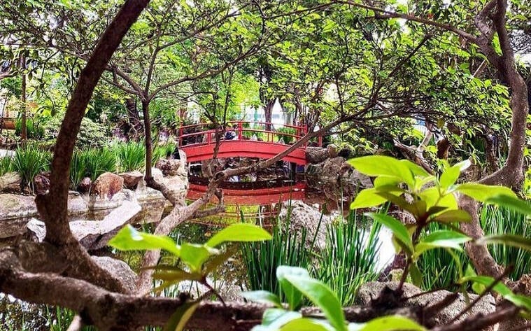 O Largo da Pólvora é um recanto tranquilo na Liberdade. Foto: Reprodução/Instagram