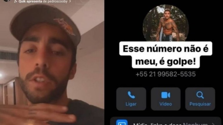 Pedro Scooby denuncia tentativa de golpe: "cuidado"