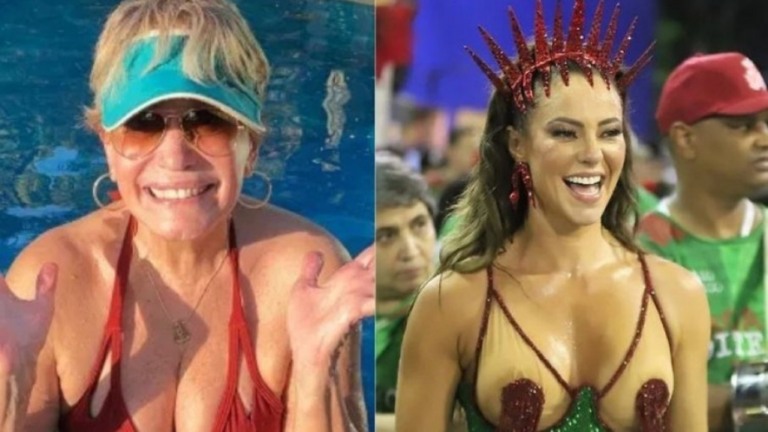 Carnaval 2022: Susana Vieira deseja sorte para Paolla Oliveira