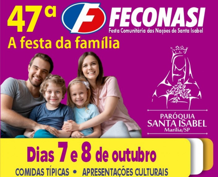 Marília terá 47ª Feconasi com gastronomia, cultura e ação social
