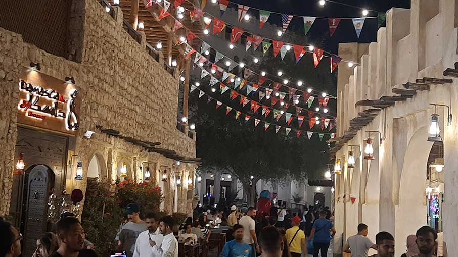 Souq Waqif, em Doha, no Catar. Foto: Felipe Carvalho