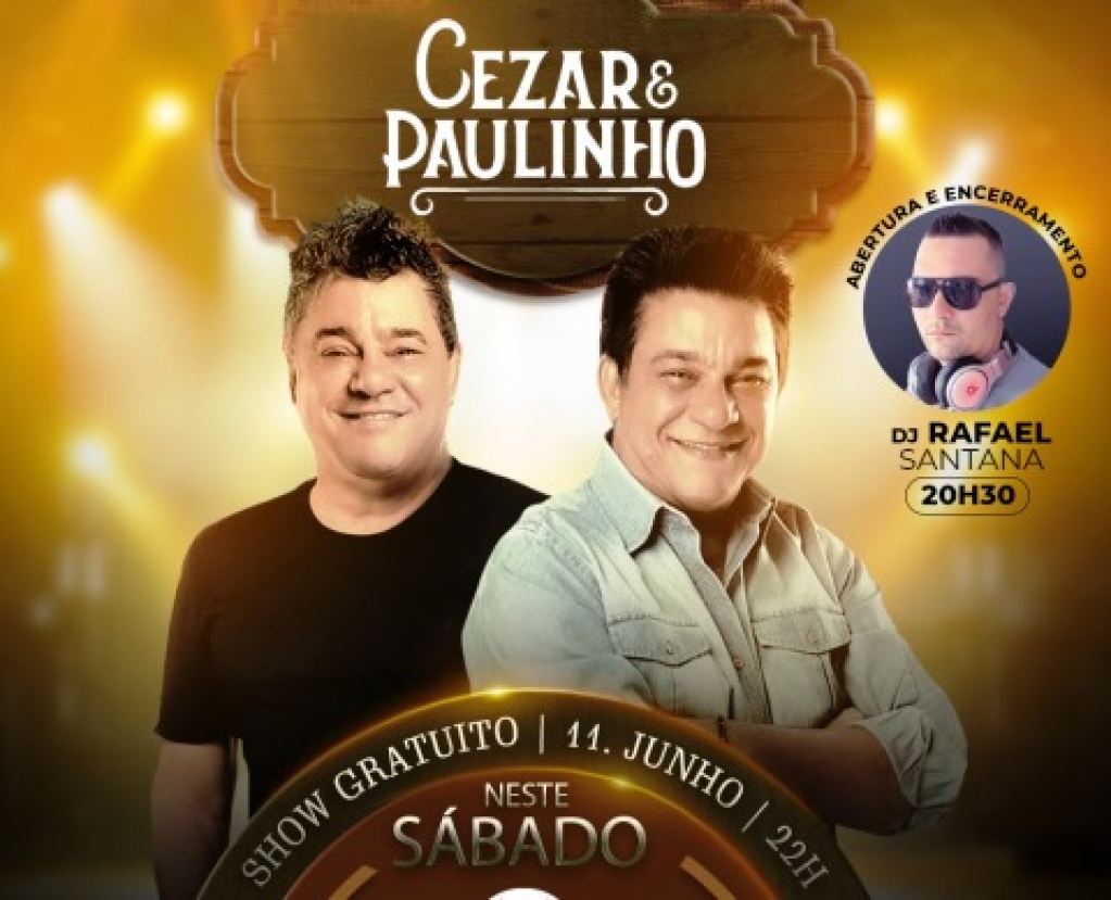 Pompeia tem shows gratuitos de Raça Negra e Cezar & Paulinho no final de semana