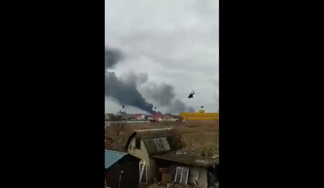 Ataque da Rússia à Ucrânia. Foto: Reprodução / Redes Sociais