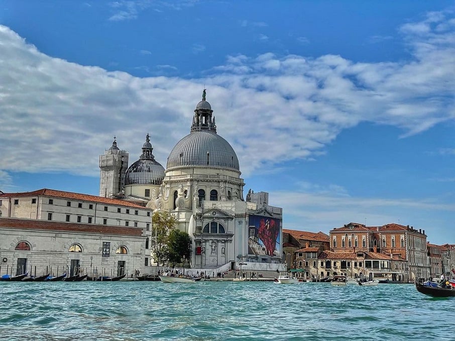 Basílica di Santa Maria della Salute, em Veneza, na Itália.. Foto: Reprodução/Instagram @annajanemelton 16.11.2022