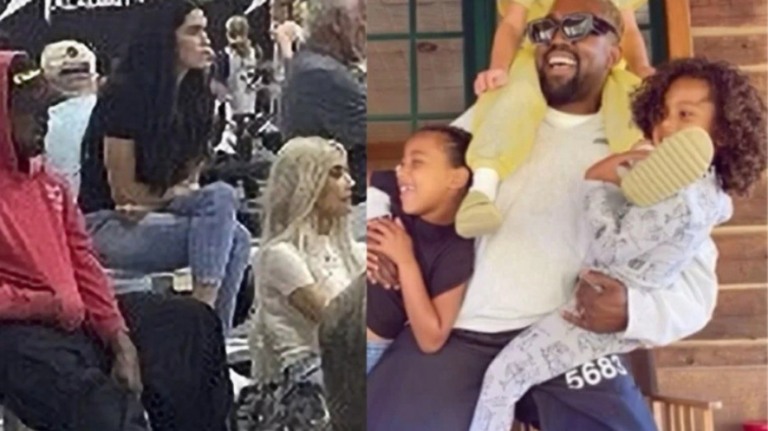 Kim Kardashian elogia Kanye West após encontro em jogo: 'O melhor pai'