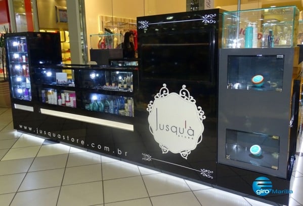 Quiosque da Jusqu’a Store no Marília Shopping