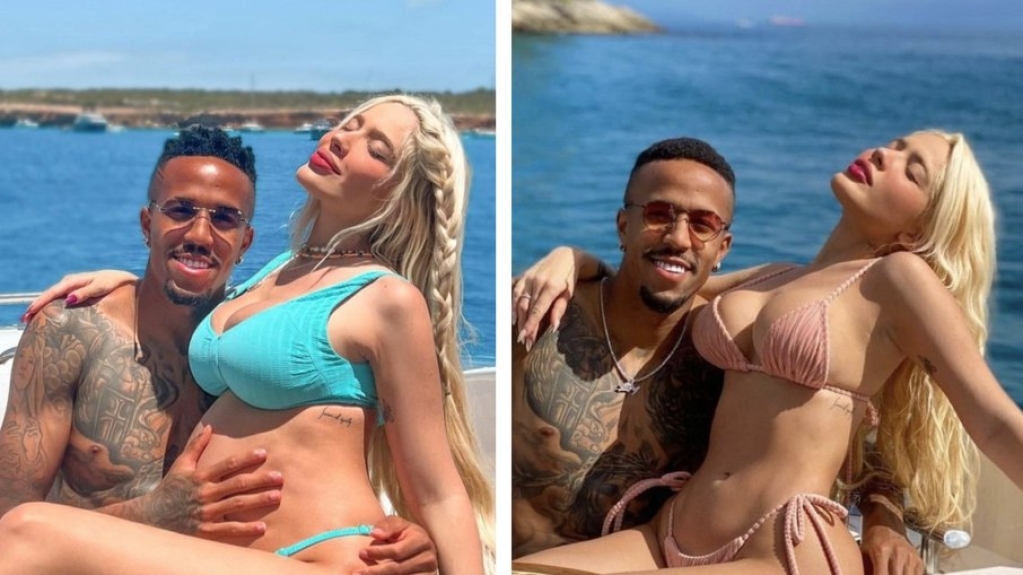 Karoline Lima compara antes e depois após um ano com Éder Militão Karoline Lima compara antes e depois após um ano com Éder Militão